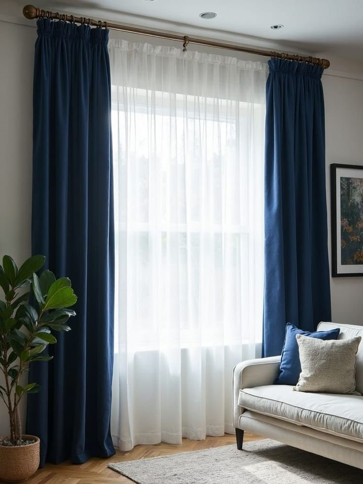 Sheer Curtain Installation