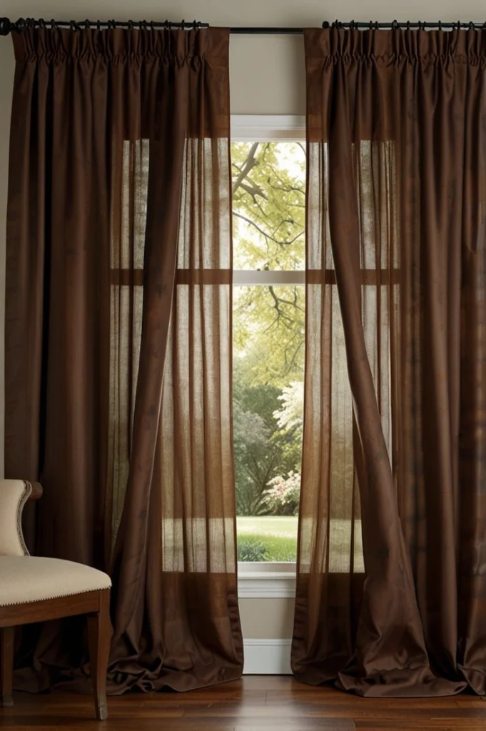 Our Recent Brown Curtain Projects Across Dubai