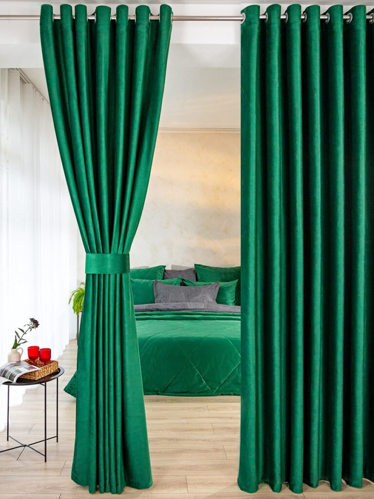 Top Green Curtain Supplier in Dubai