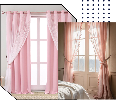Trusted Pink Curtain Supplier in Dubai