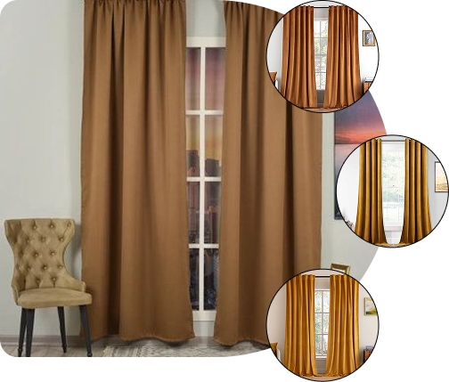 Brown Curtain