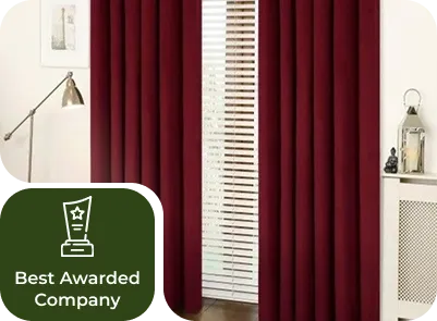 Red Curtains in Dubai