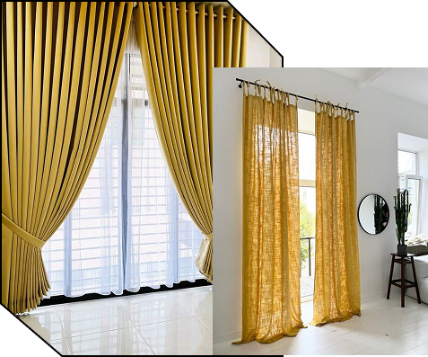 Get Luxurious Golden Curtains in Just 4 Easy Steps