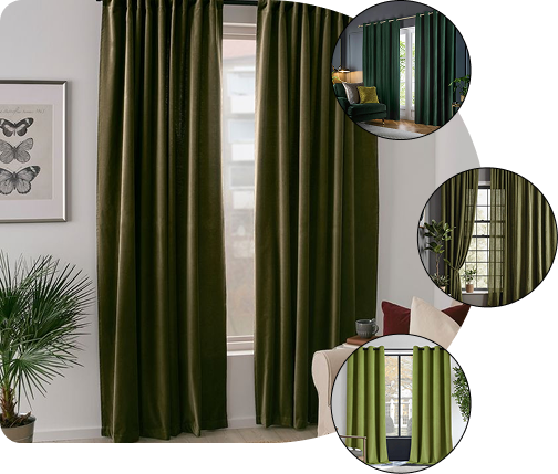 Top Green Curtain Supplier in Dubai