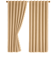 beige curtains