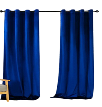 Blue Curtains Dubai