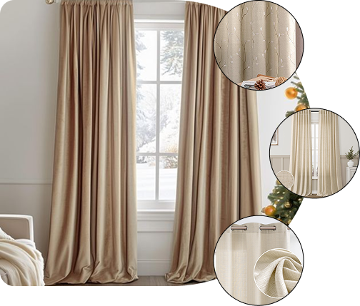 Trusted Beige Curtain Supplier in Dubai Since 2009
