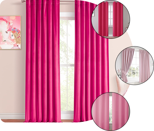 Trusted Pink Curtain Supplier in Dubai