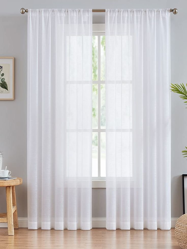 Sheer Curtain Installation