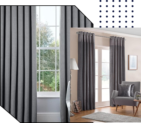 Premium Grey Curtains Dubai