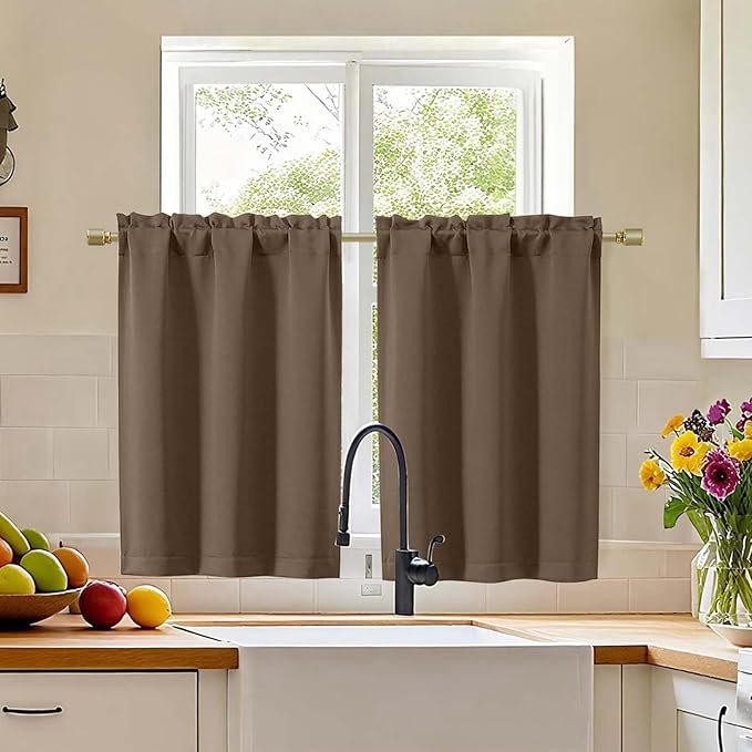 Simple brand Denim Kitchen Curtains