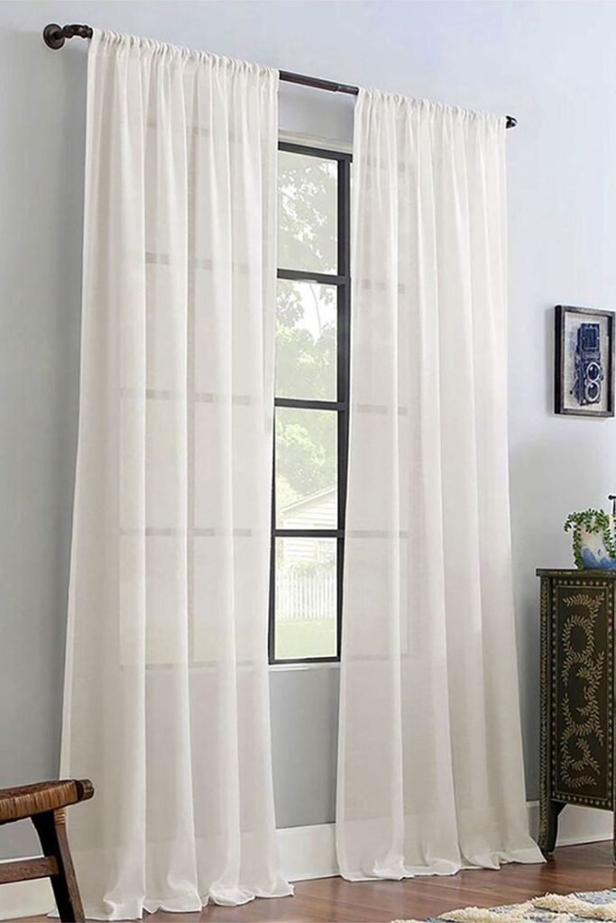 Stylish Chiffon Curtains in Dubai