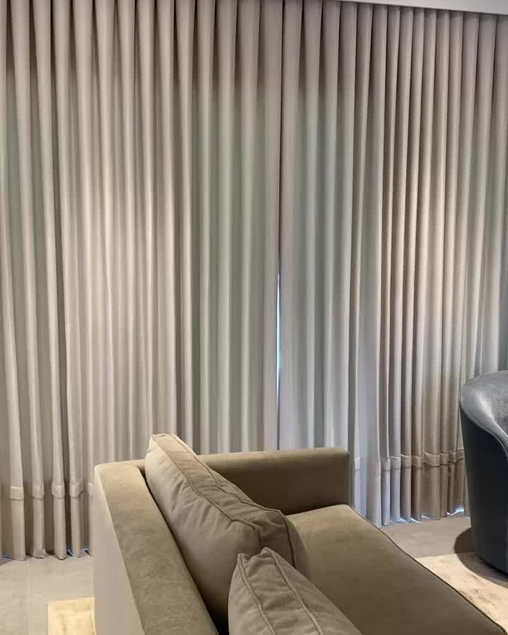 Our Latest Motorized Curtain Projects in Dubai