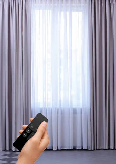 Our Latest Motorized Curtain Projects in Dubai