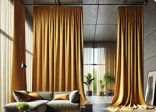 Velvet Curtains in Dubai