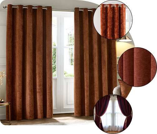 Velvet Curtains in Dubai