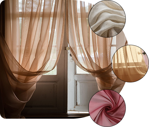 Buy Premium Chiffon Curtains in Dubai