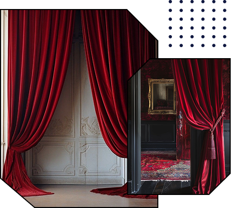 Custom Velvet Curtains in Dubai