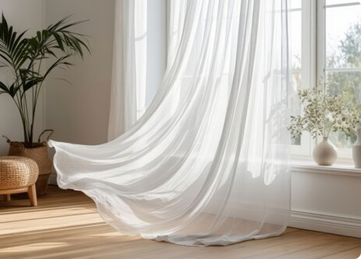 white curtains dubai
