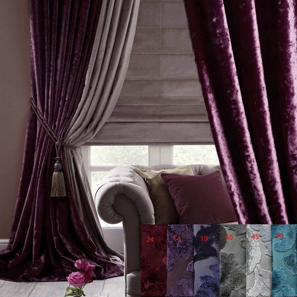 Acoustic hang curtains-with and without sample