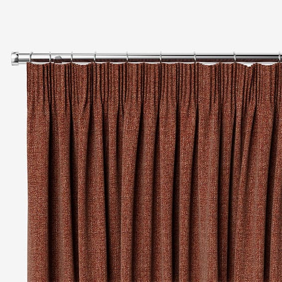 Delphi Chenille Weave Burnt Umber Curtains - Image 3