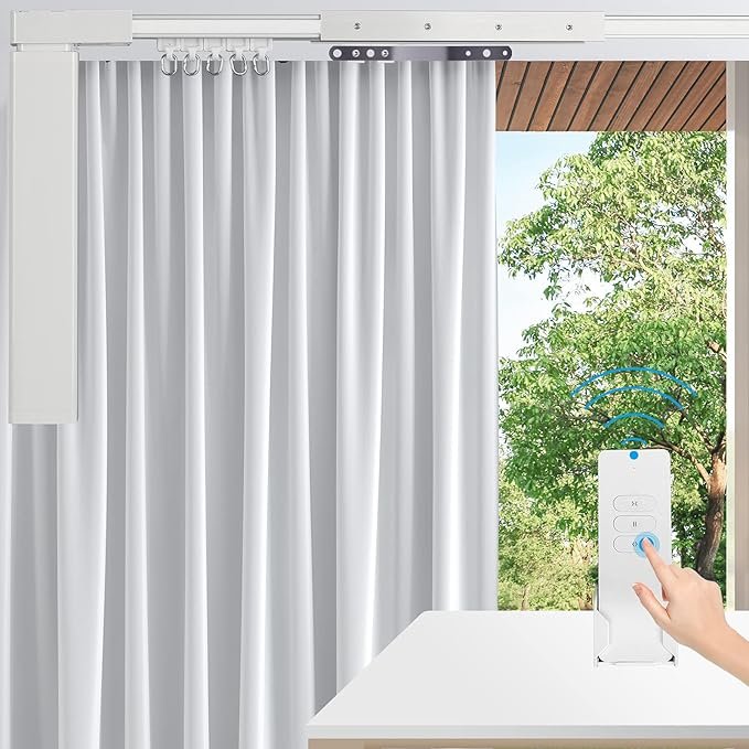 Electric Celling Tracks Smart Curtains