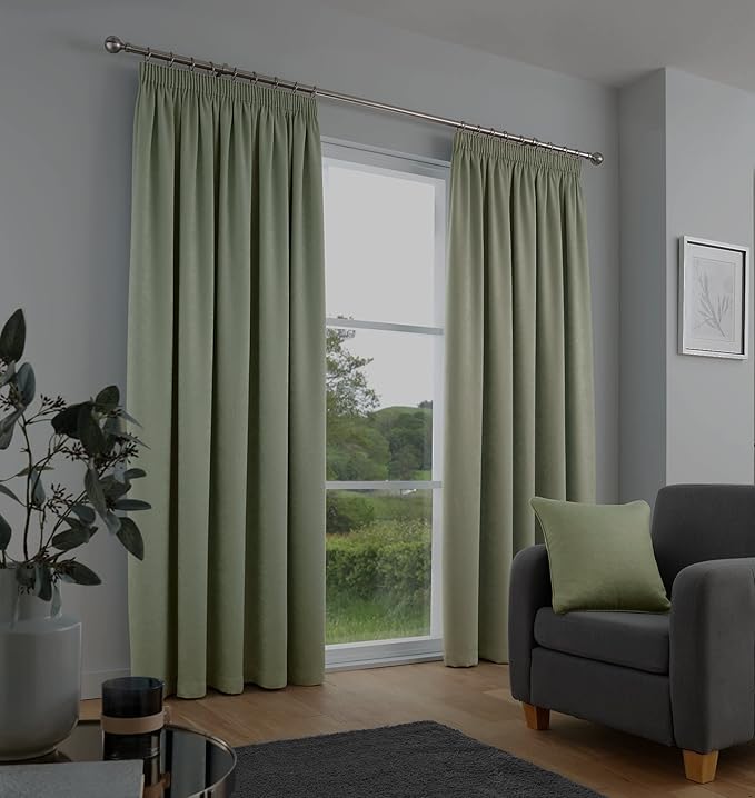 Fusion – Sage Green Curtains