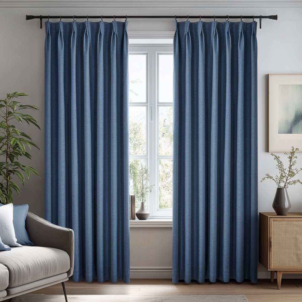 Heloise Velvet 100% Total Blackout Custom Curtains