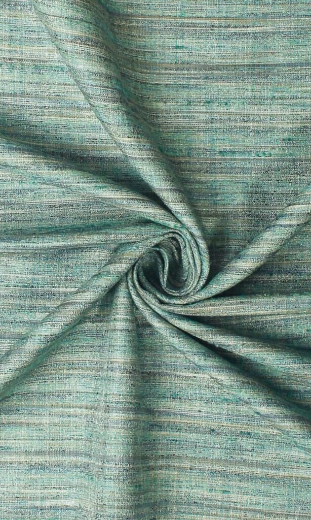 ‘Indigo Sea’ Faux Silk Textured Custom Size Drapery