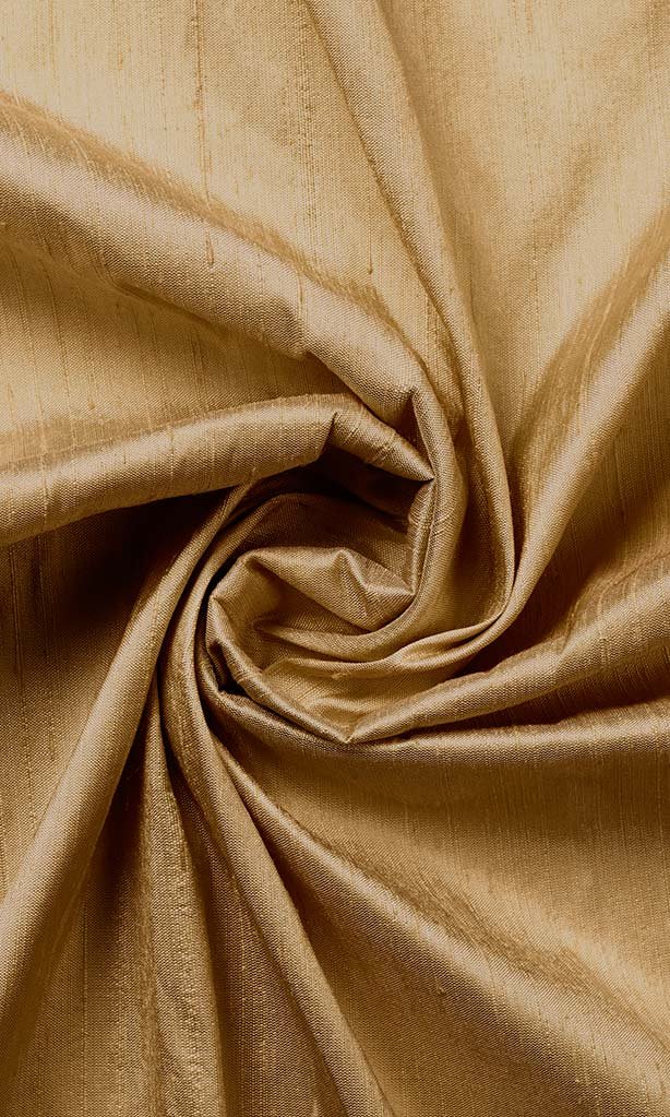 Olympian Sand’ Pure Silk Made-to-Order Curtains
