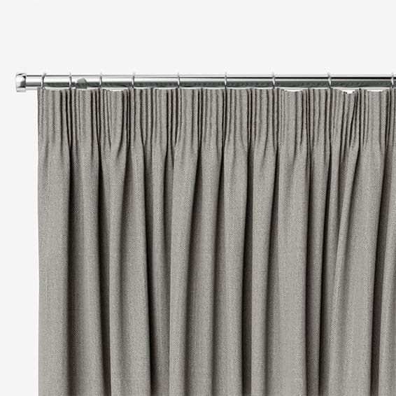 Paleo Linen Elephant Grey Curtain