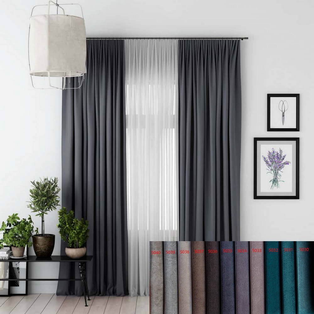 Pike acoustic blackout curtains – thermal insulation material
