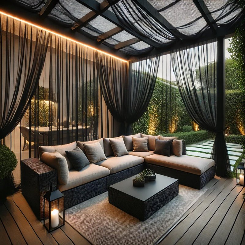 Voile Sheer Screen Breathable