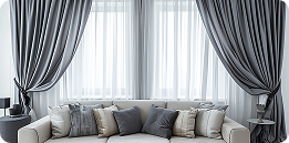 Linen Window Curtains