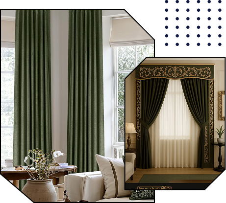 Living Room Curtains in Dubai