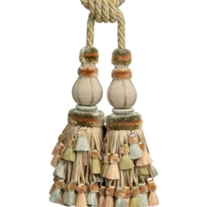 Bagatelle Bloom Double Tassel Tieback
