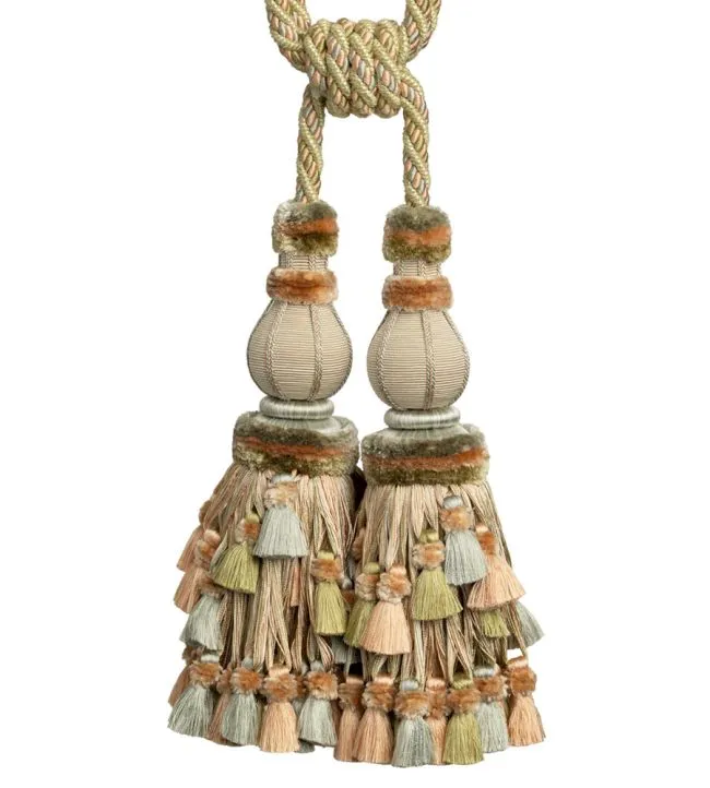 Bagatelle Bloom Double Tassel Tieback